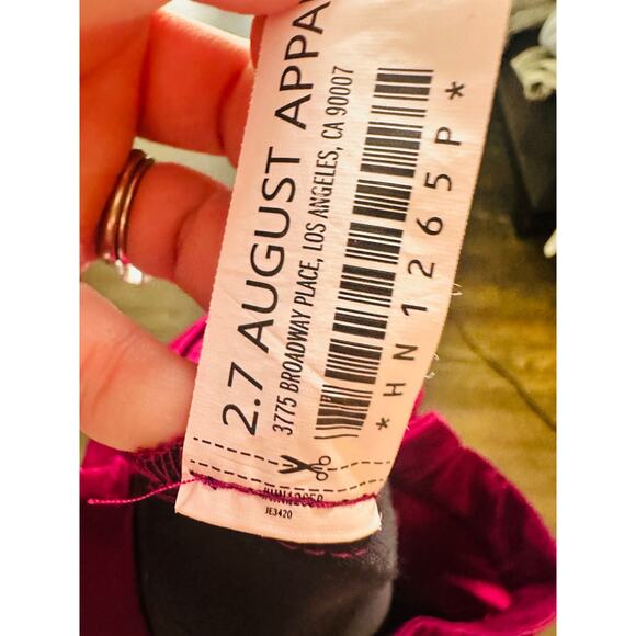 ENDLESS ROSE Purple Wine Colored High-Waisted Trouser Suit Pants size XS - Picture 9 of 12